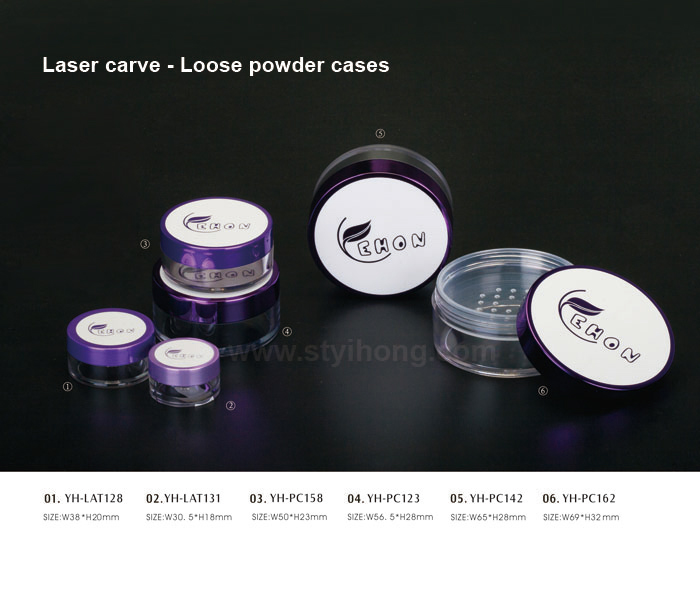 Laser-engraved Loose Powder Compact